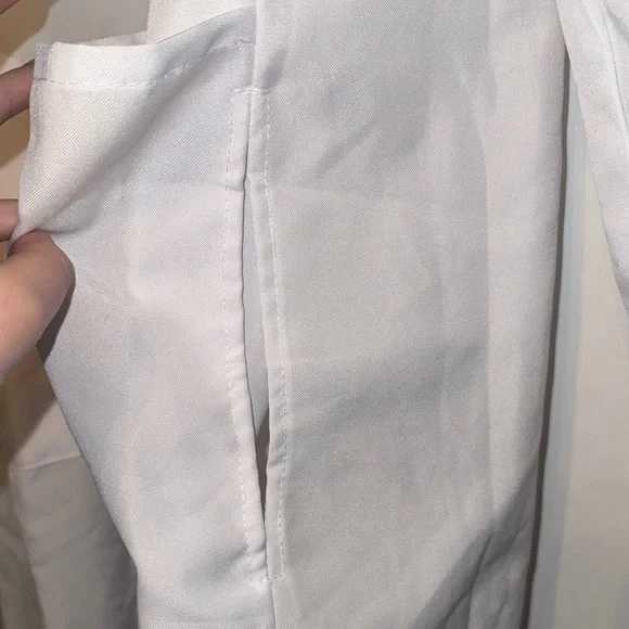 Men's Classic White Lab Coat - Picture 7 of 9